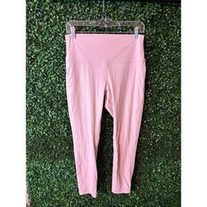 Lululemon Align Ribbed High-Rise Pant 25" Light Pink Sz 10